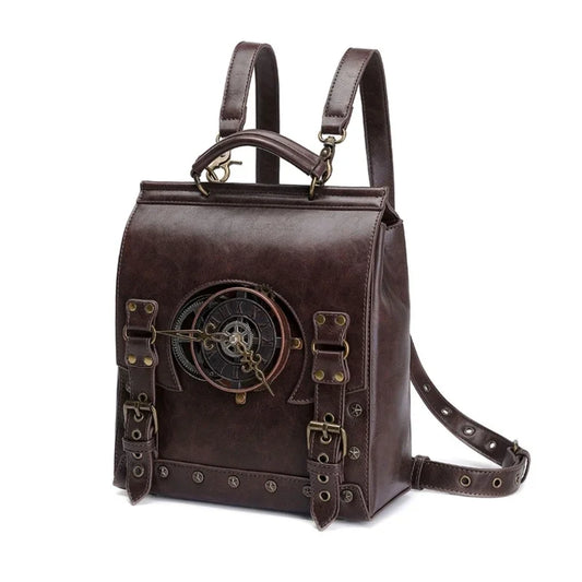 Exotic Backpack |  Retro Steampunk Vintage Leather for Women