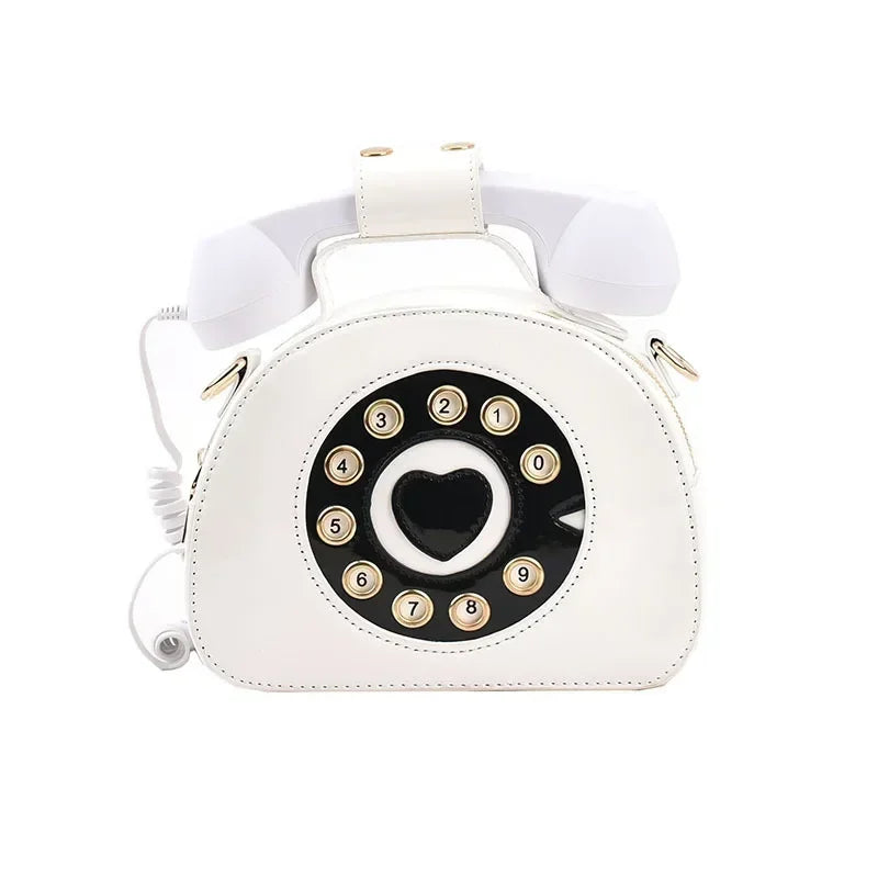 Mini Cross-body Box Bag | Stylish Women's Telephone-Shaped