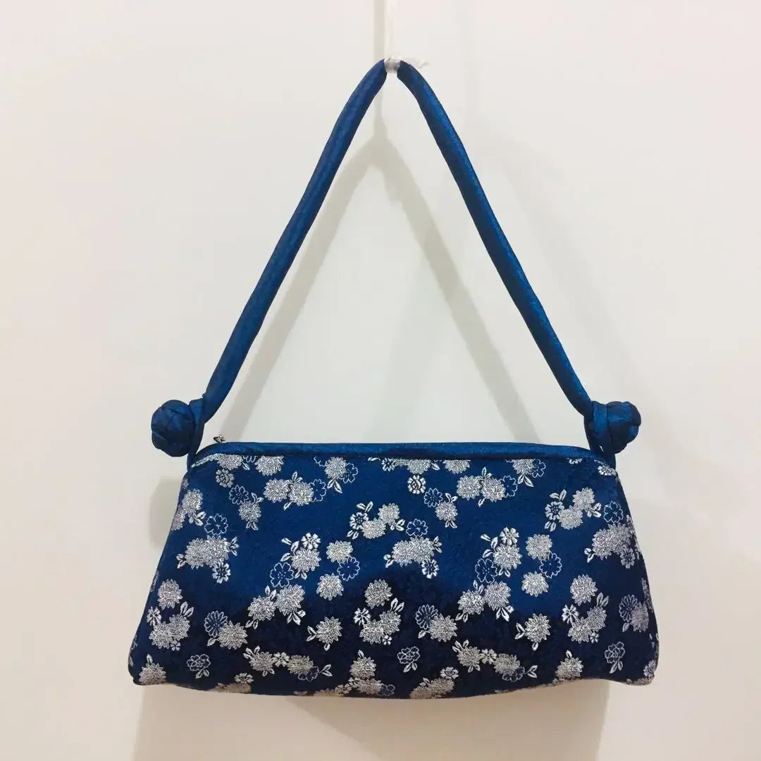 Mini Cross-body Box Bag | Stitch Hand sewing Asian Style Handbag